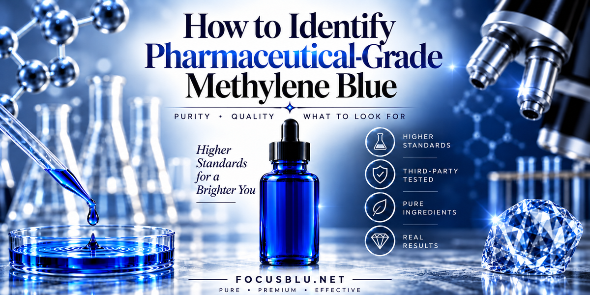 How Do You Actually Tell Pharmaceutical-Grade Methylene Blue From Cheap Dye If You Care About Purity?