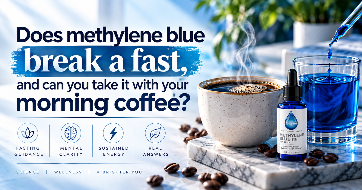 Does Methylene Blue Break a Fast, and Can You Take It With Your Morning Coffee?