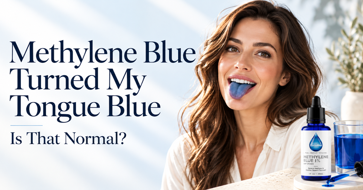 Methylene Blue Turned My Tongue Blue. Is That Normal?