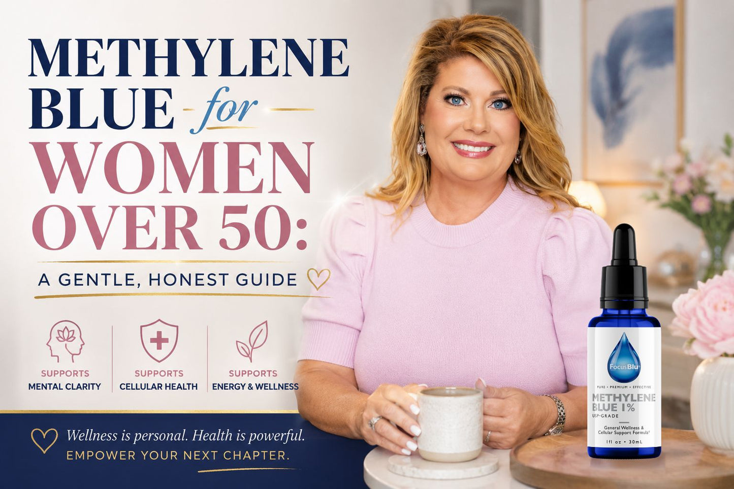 Methylene Blue for Women Over 50: A Guide