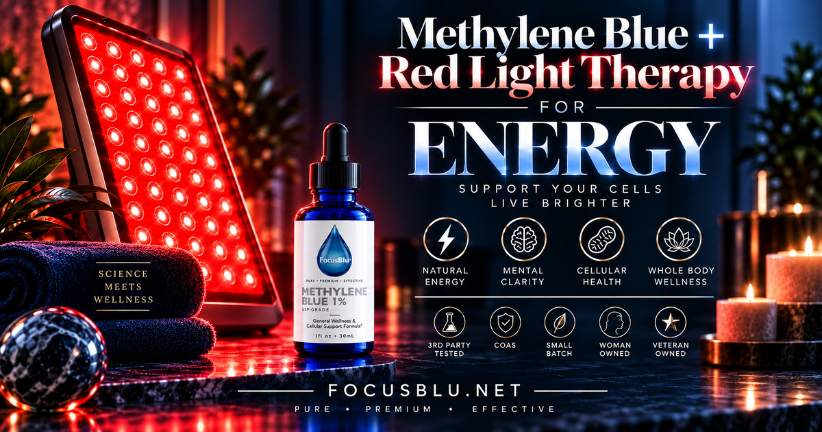 Is Methylene Blue Worth Pairing With Red Light for People Who Crash Every Afternoon?