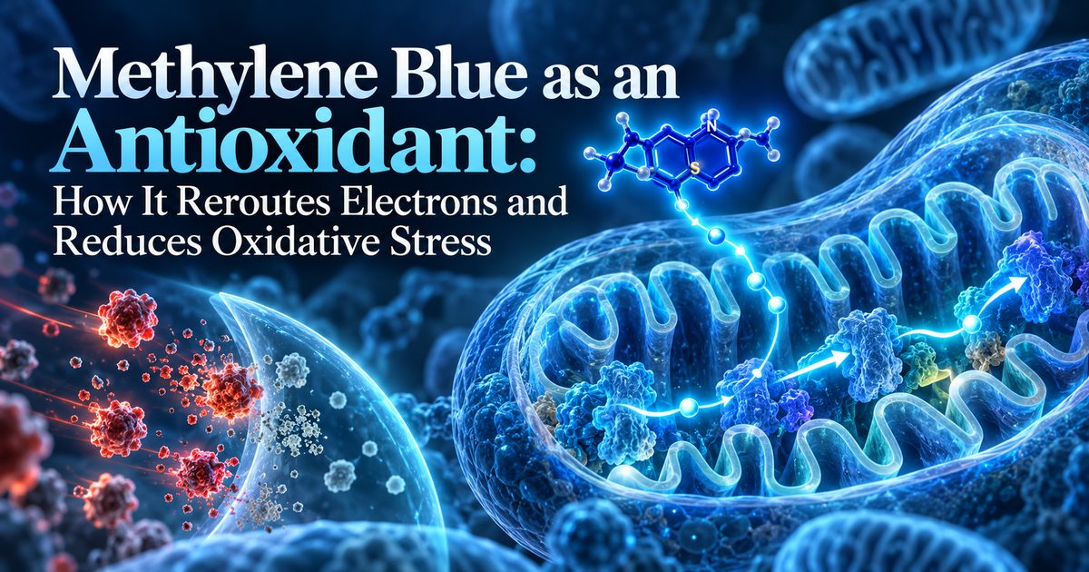 Methylene Blue as an Antioxidant: How It Reroutes Electrons and Reduces Oxidative Stress