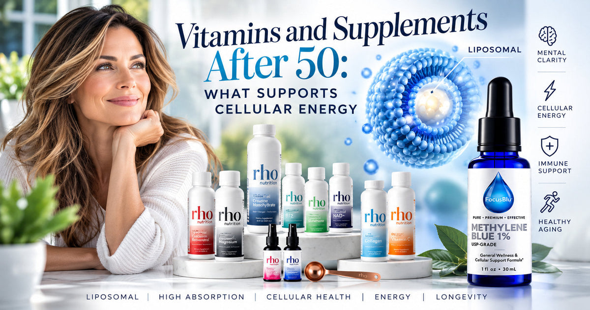 Vitamins and Supplements After 50: What Supports Cellular Energy