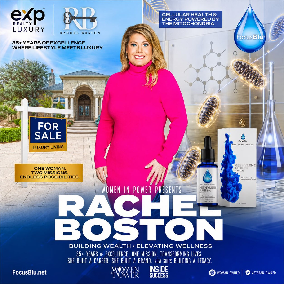Women in power presents Rachel Boston, the co-founder of FocusBlu